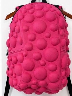 MadPax Bubble Full Backpack – Hot Pink 3D Bubble Design | Spacious & Unique
